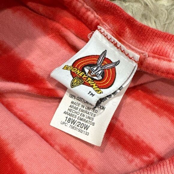 Vintage y2k looney tunes Tweety Bird Shirt size 18W - Picture 4 of 6